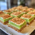 Coconut Lime Bars with Graham Cracker Crust