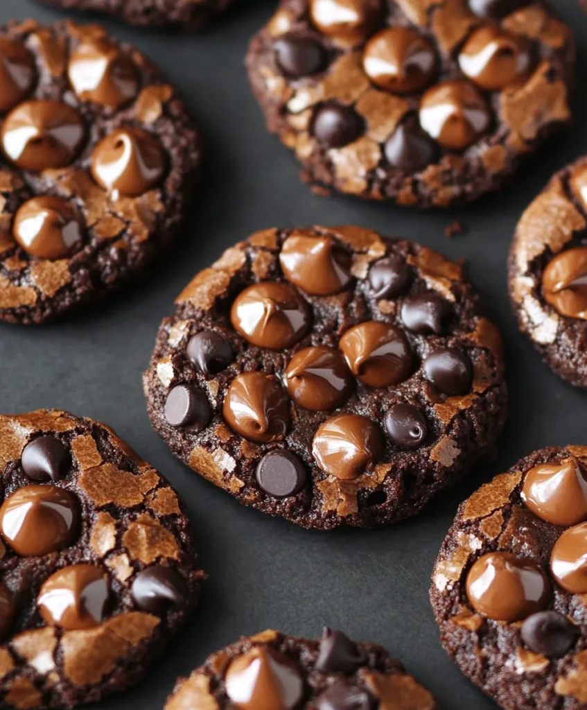 Fudgy Chewy Browkies (Brookies)