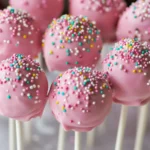 Starbucks Copyacat Birthday Cake Pops