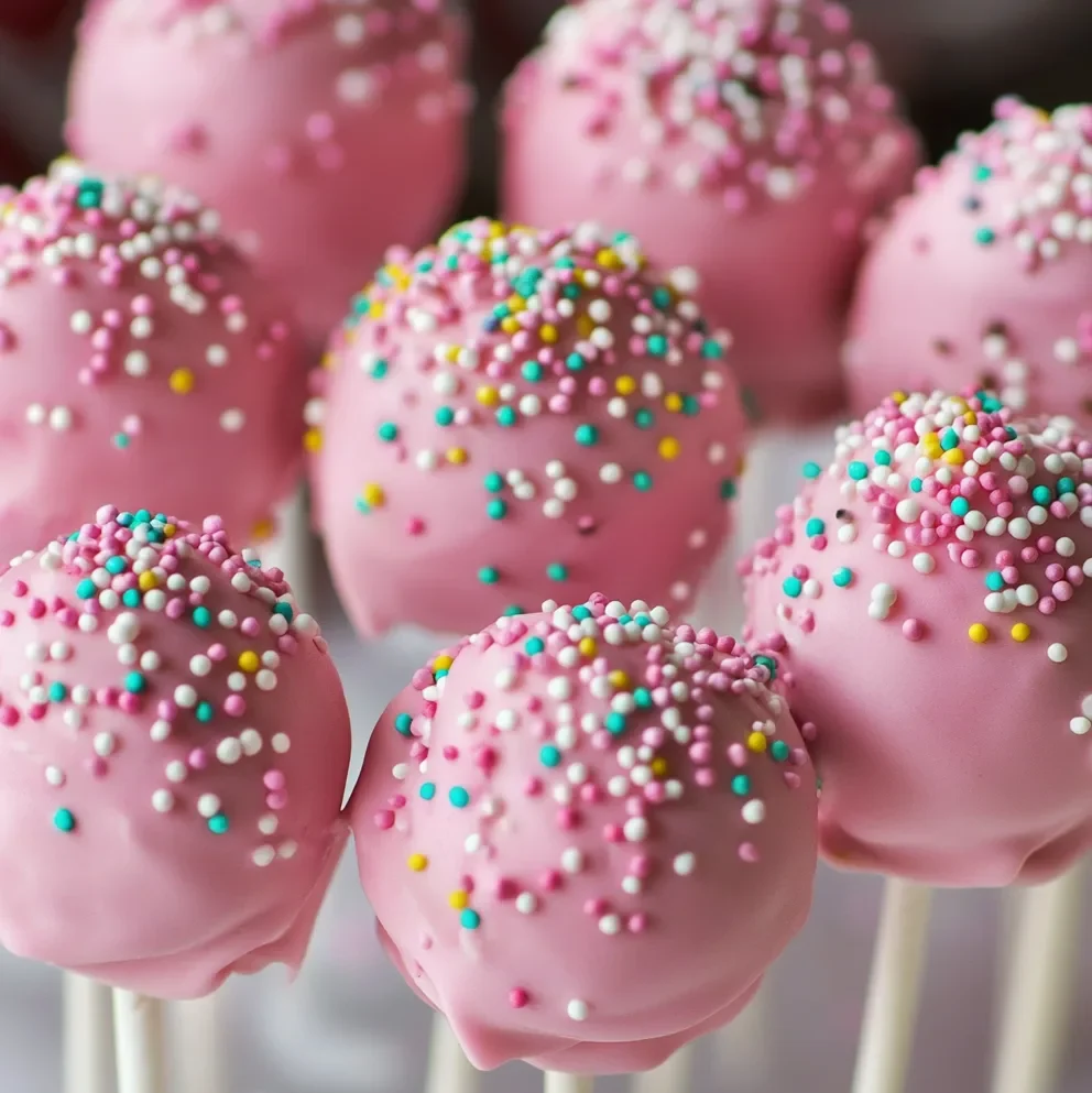 Starbucks Copyacat Birthday Cake Pops