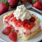 Strawberry Cheesecake Dump Cake