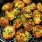 Air Fryer Garlic and Parsley Baby Potatoes