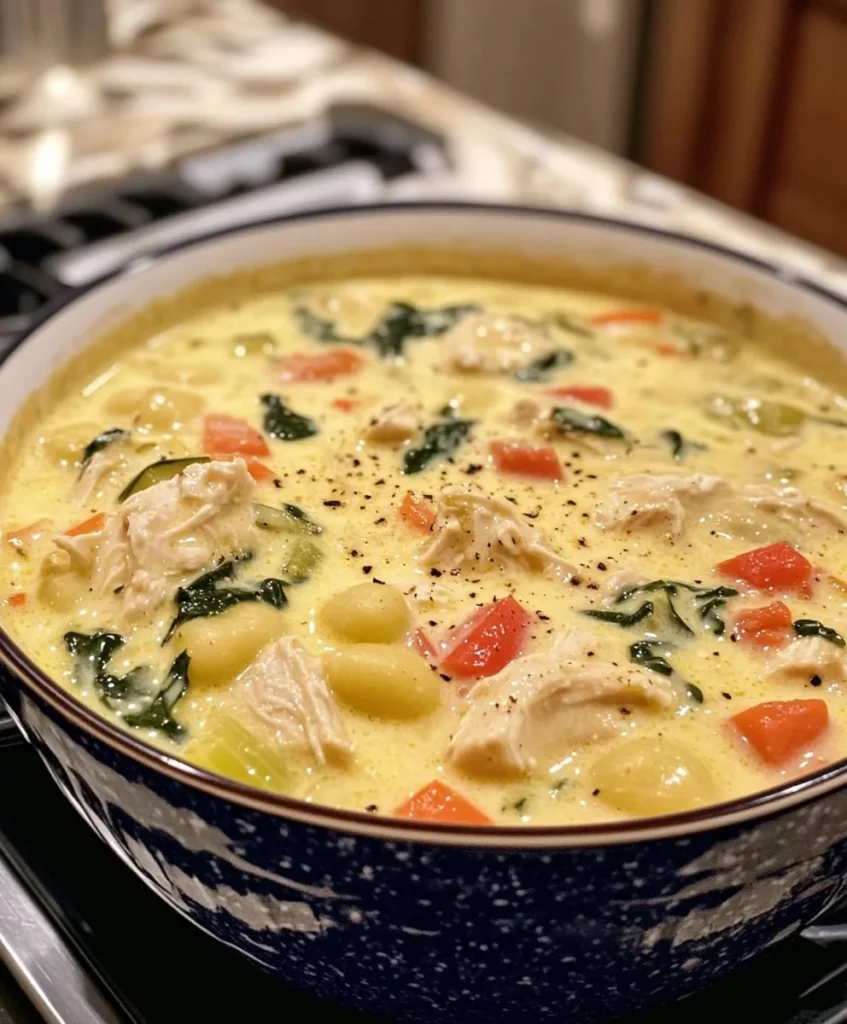 Creamy Chicken Gnocchi Soup