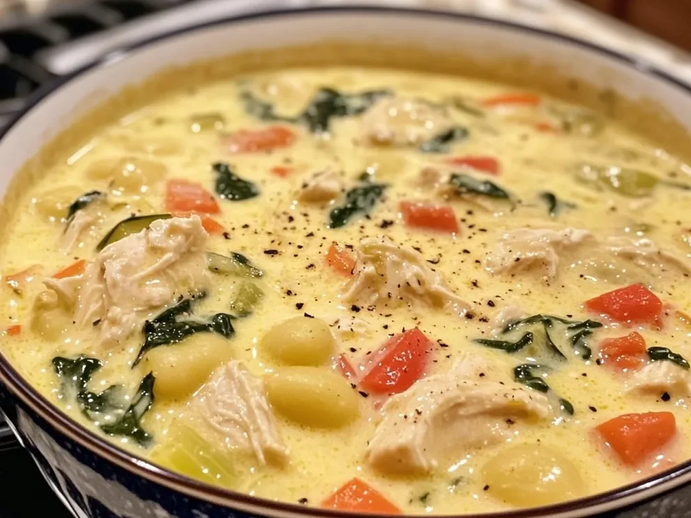 Creamy Chicken Gnocchi Soup