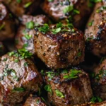 Garlic Herb Steak Bites