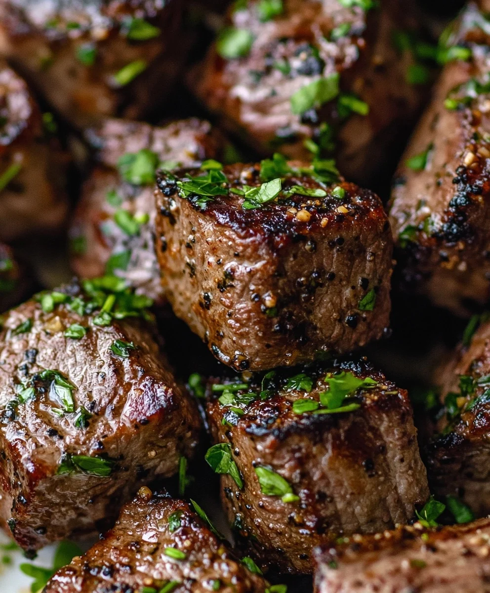 Garlic Herb Steak Bites