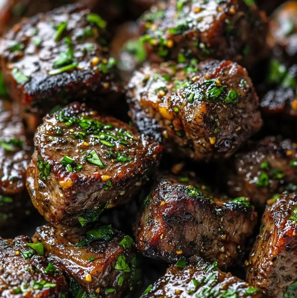 Garlic Herb Steak Bites