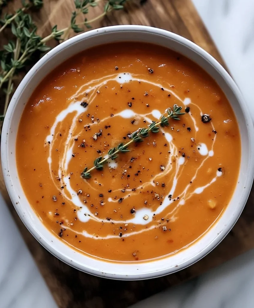 Creamy Tomato Bean Soup