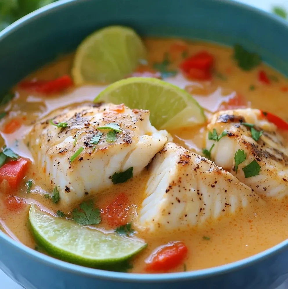 Coconut Lime Fish Soup