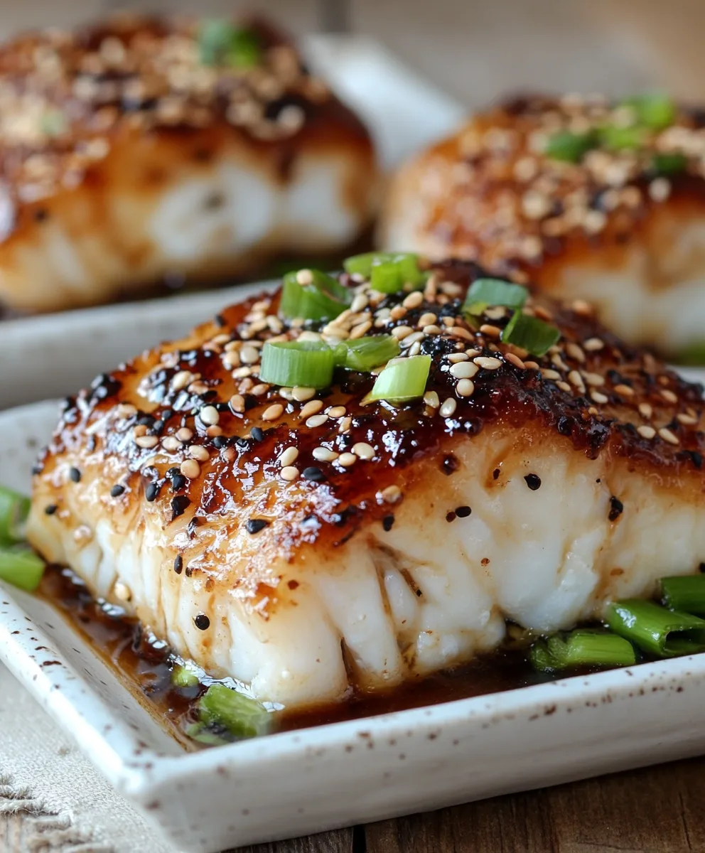 Ginger Soy-Glazed Cod