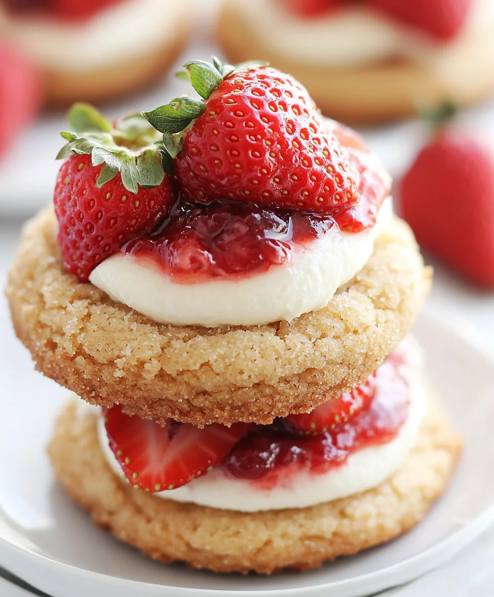 Strawberry Cheesecake Cookies