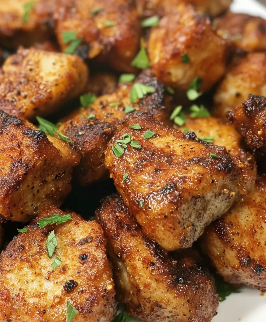 Air Fryer Pork Chop Bites