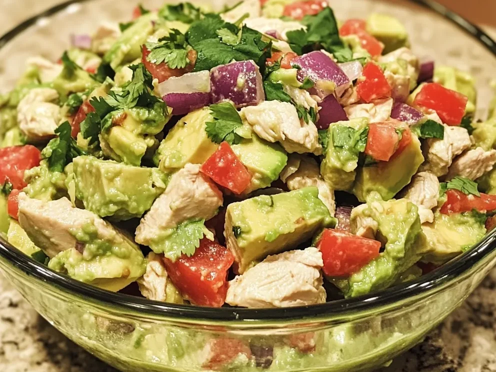 Healthy Avocado Chicken Salad