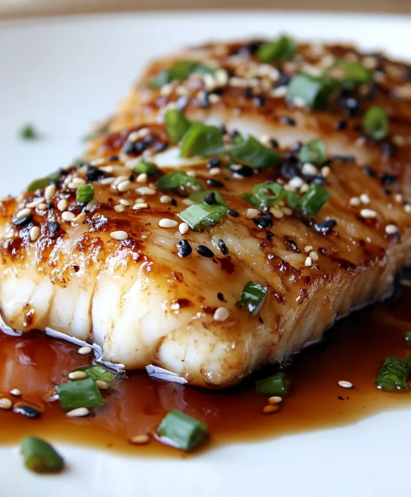 Ginger Soy-Glazed Cod