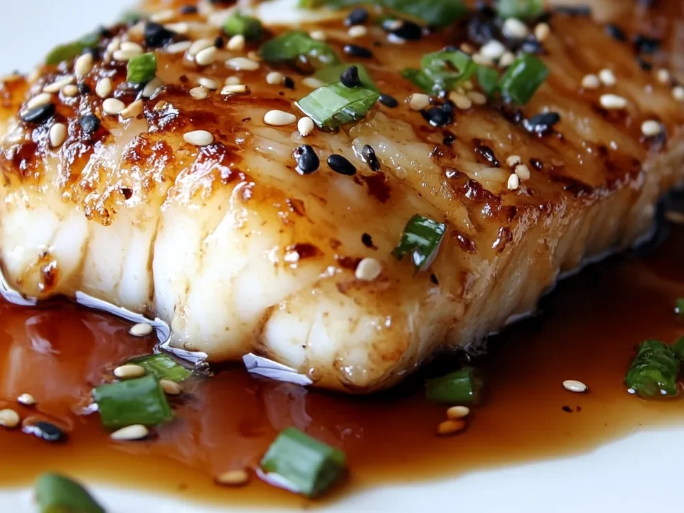 Ginger Soy-Glazed Cod