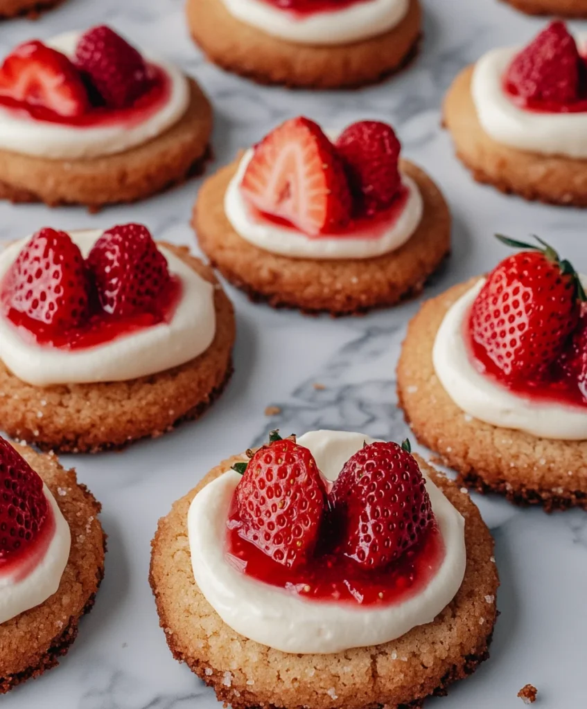 Strawberry Cheesecake Cookies