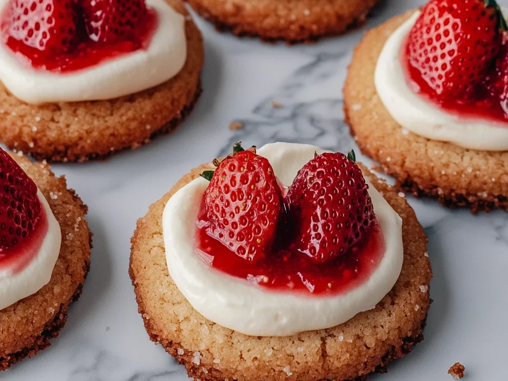 Strawberry Cheesecake Cookies