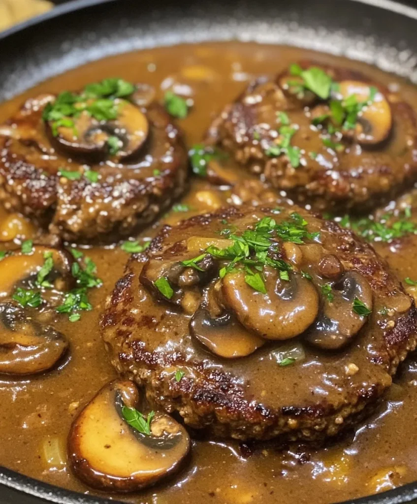 Salisbury Steak with Mushroom Gravy