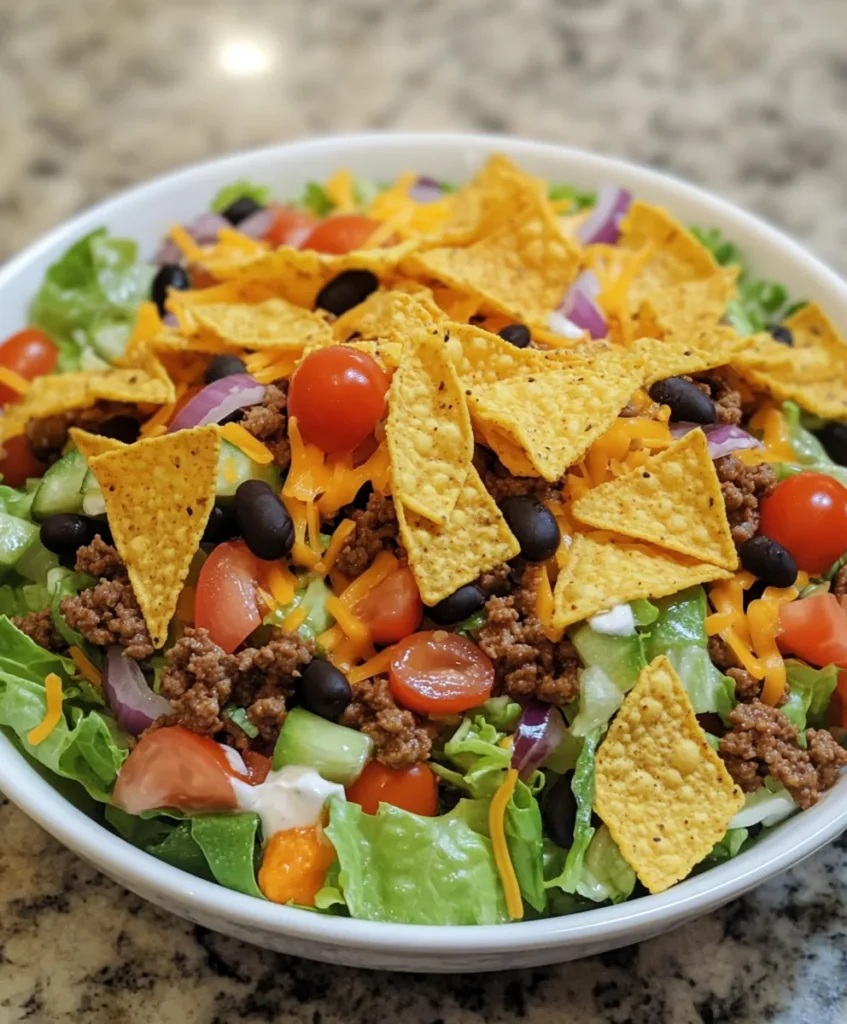 Easy Doritos Taco Salad