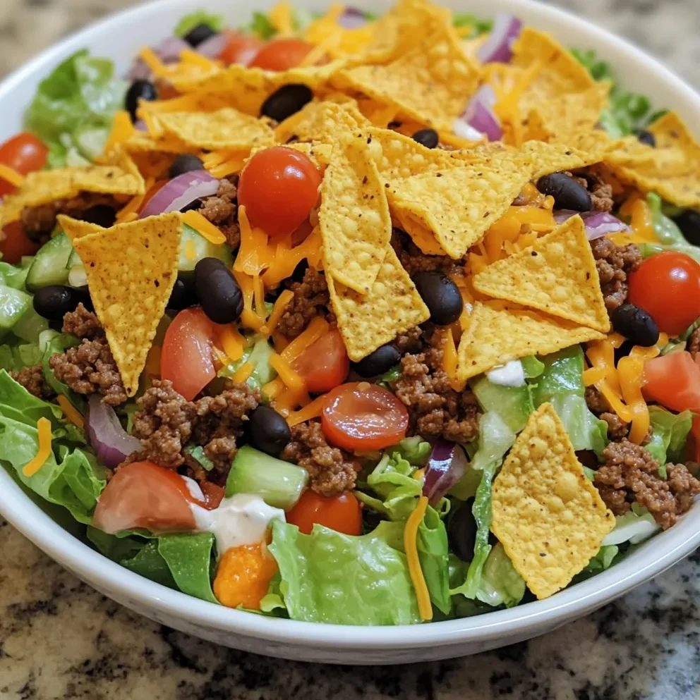 Easy Doritos Taco Salad