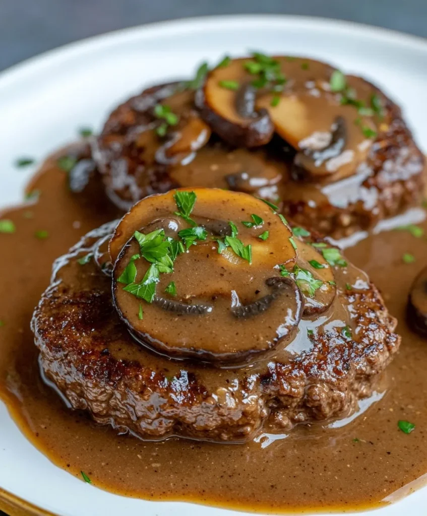 Salisbury Steak with Mushroom Gravy