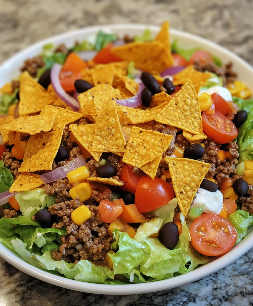 Easy Doritos Taco Salad