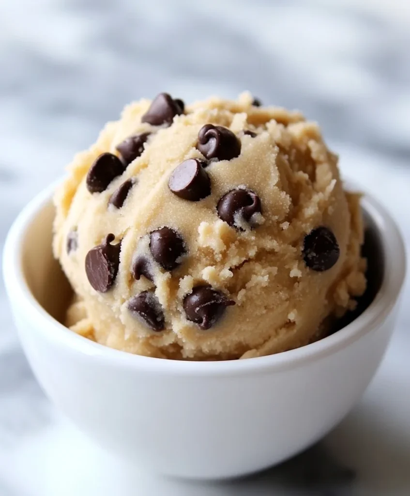 Edible Chocolate Chip Cookie Dough