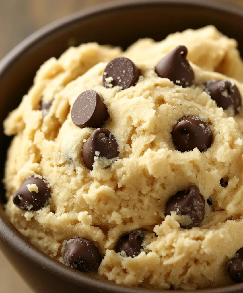 Edible Chocolate Chip Cookie Dough