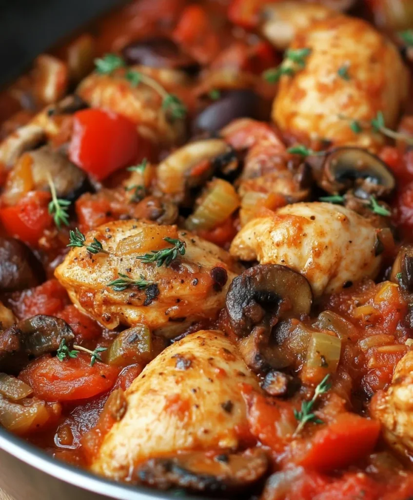 Chicken Cacciatore (Hunter Style Chicken)