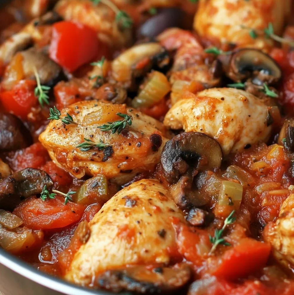 Chicken Cacciatore (Hunter Style Chicken)