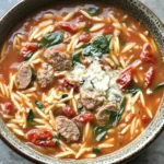 Marry Me Sausage Orzo Soup