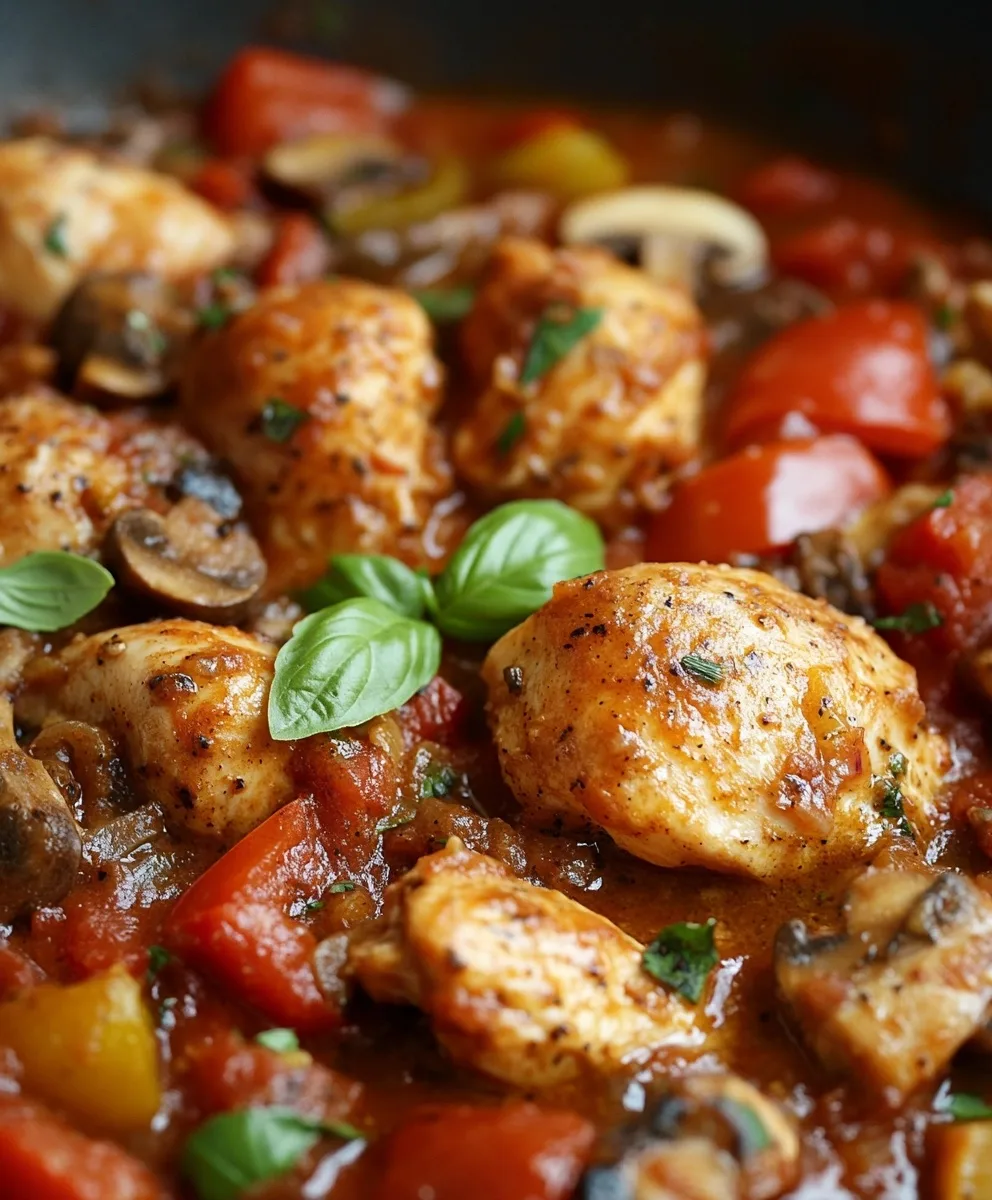 Chicken Cacciatore (Hunter Style Chicken)