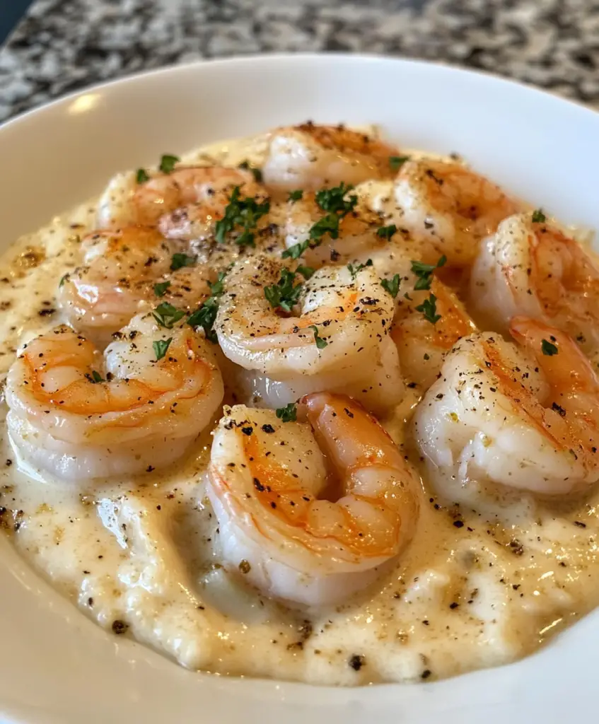 Easy Creamy Garlic Shrimp