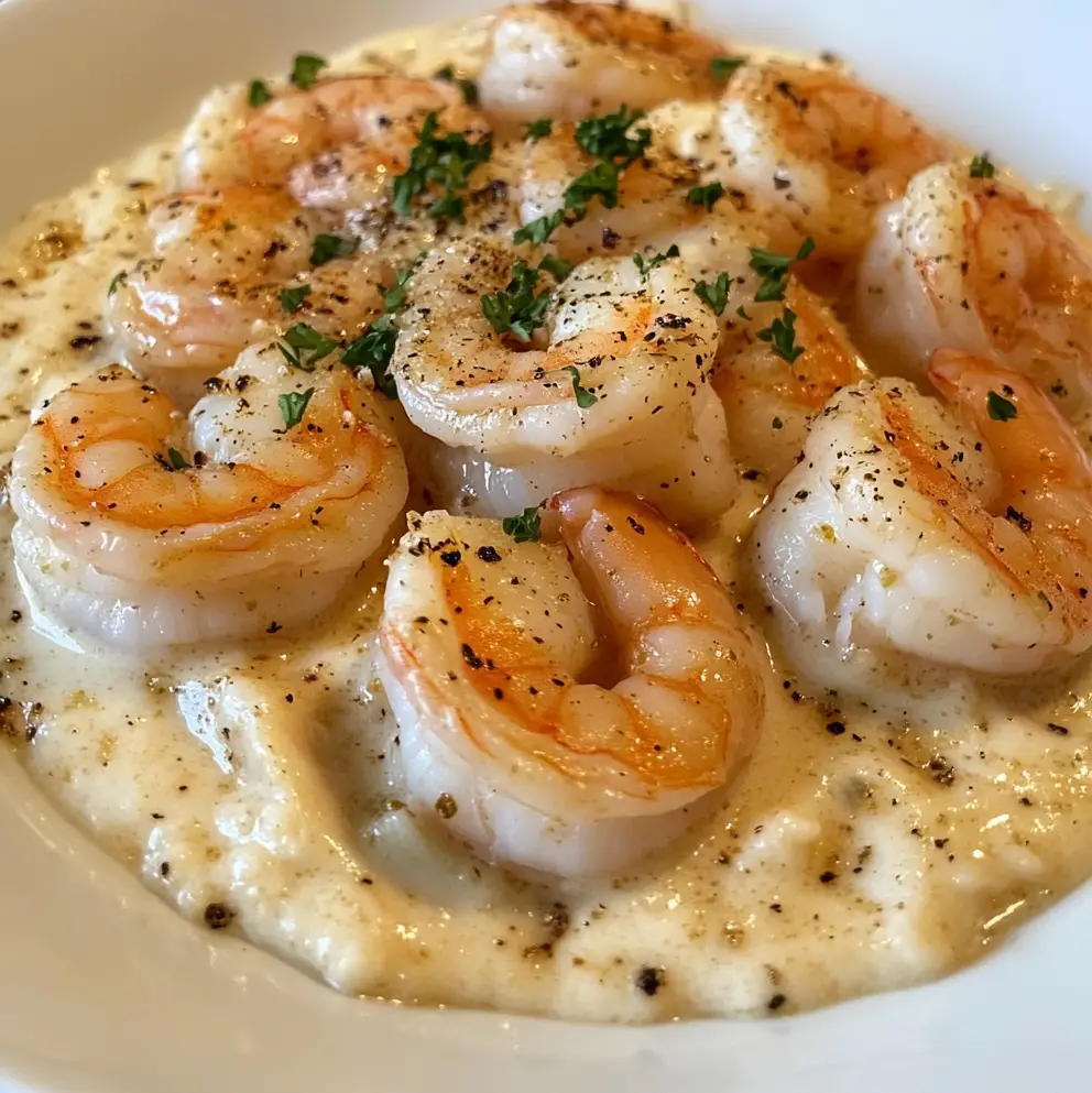 Easy Creamy Garlic Shrimp