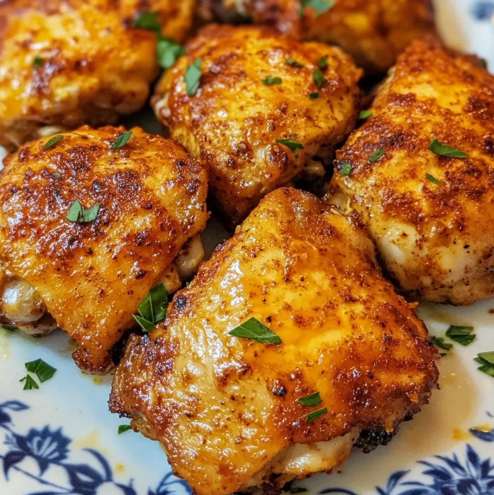 Air Fryer Chicken Thighs