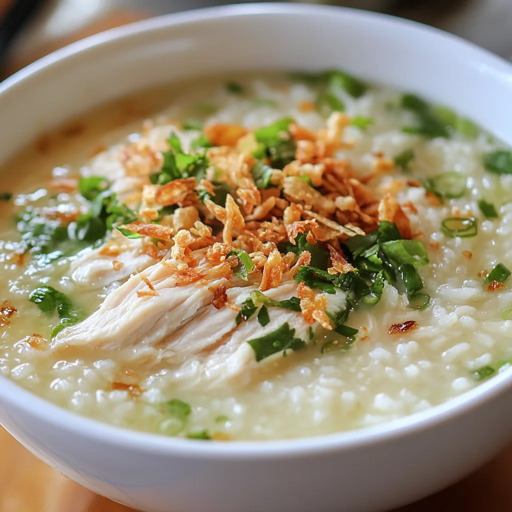 Cháo Gà (Vietnamese Chicken and Rice Porridge)