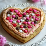 Heart Shaped Cookie Cake