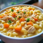 Macaroni Chicken Sopas (Filipino Chicken Noodle Soup)