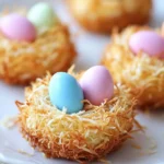 Coconut Easter Nest Cookies