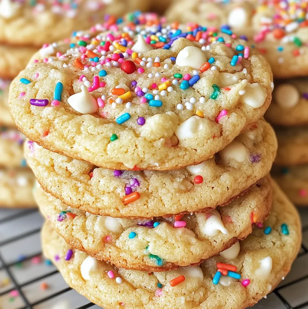 Birthday Cake Cookies