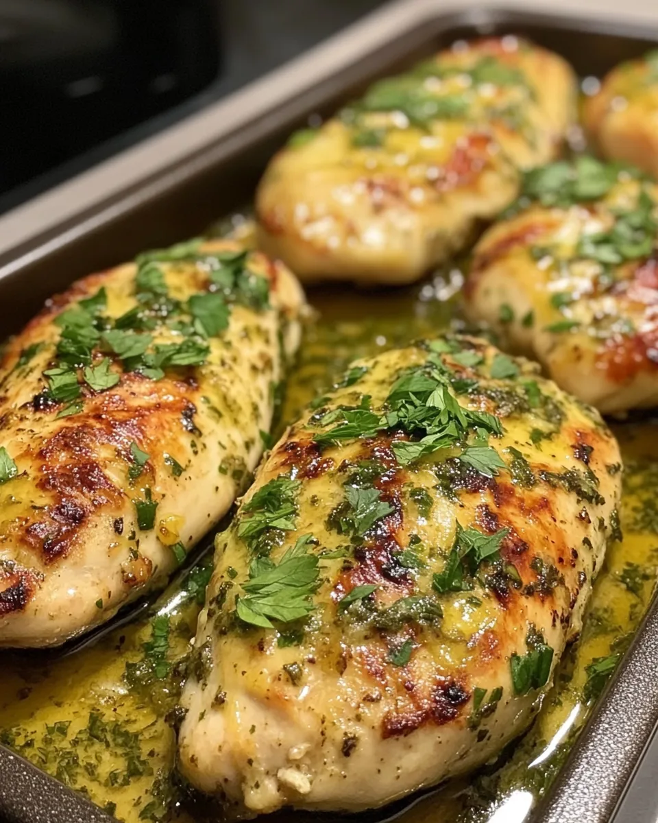 Garlic Butter Baked Chicken Breast