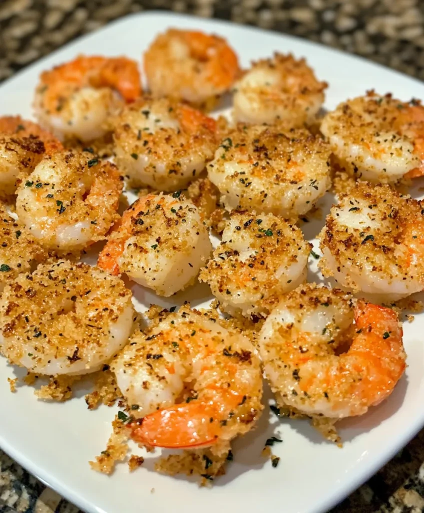 Air Fryer Parmesan Crusted Shrimp