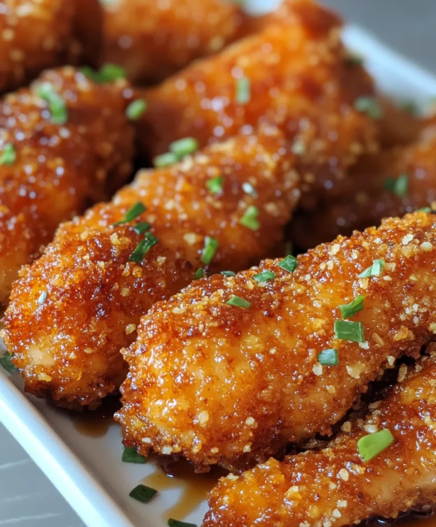 Baked Crunchy Hot Honey Chicken