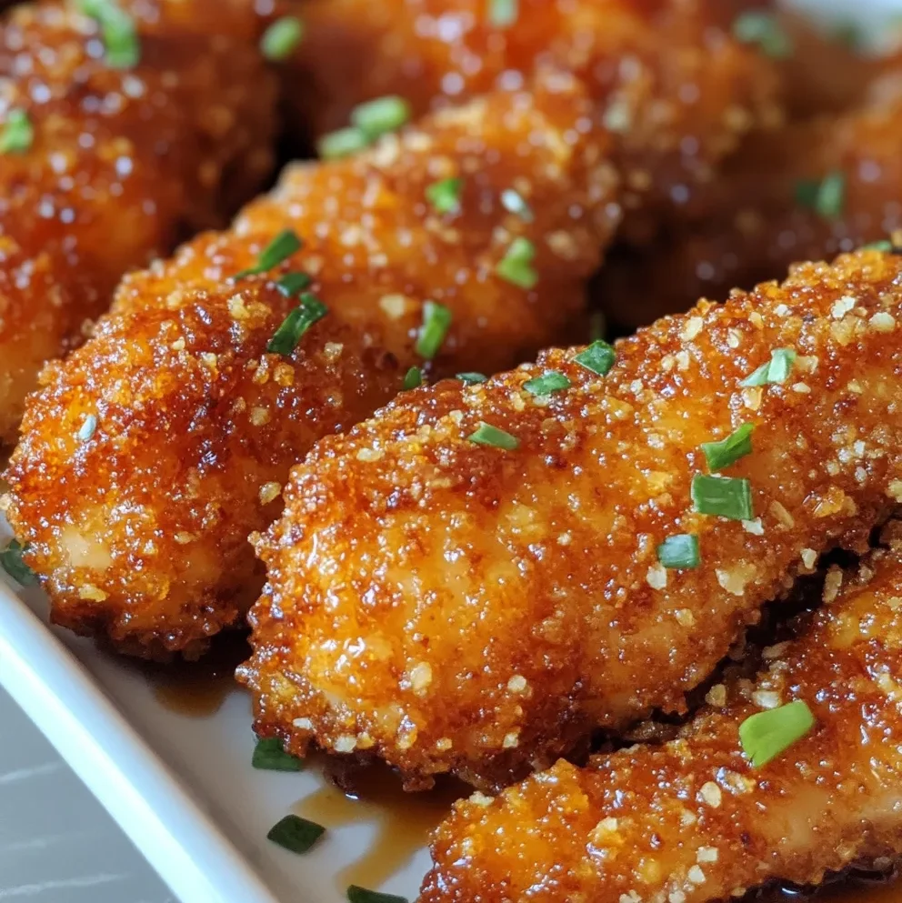 Baked Crunchy Hot Honey Chicken