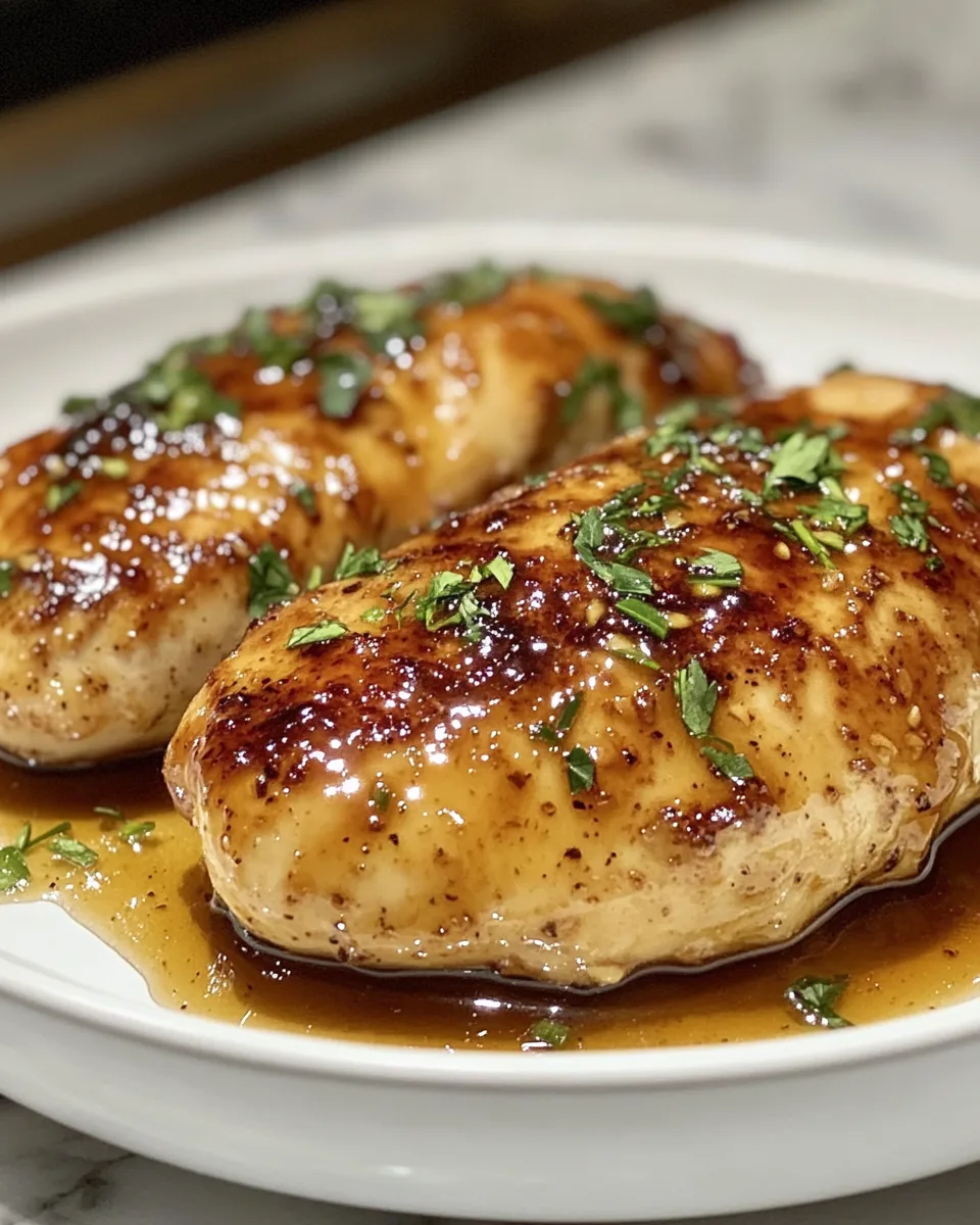 Honey Garlic Chicken Breasts