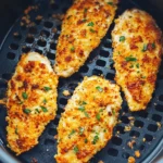 Air Fryer Ranch Crusted Chicken