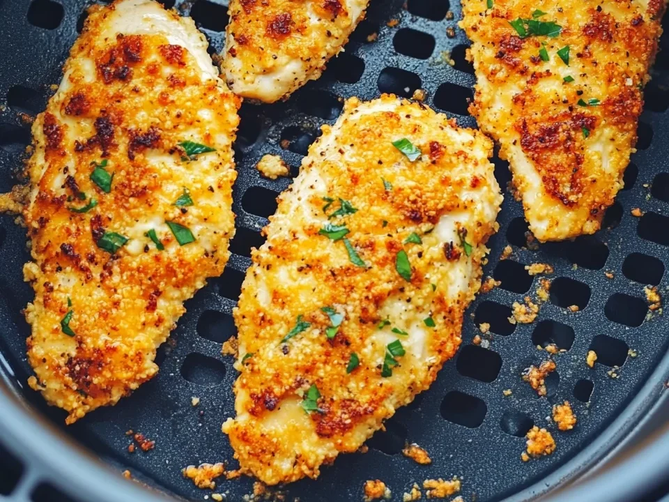 Air Fryer Ranch Crusted Chicken