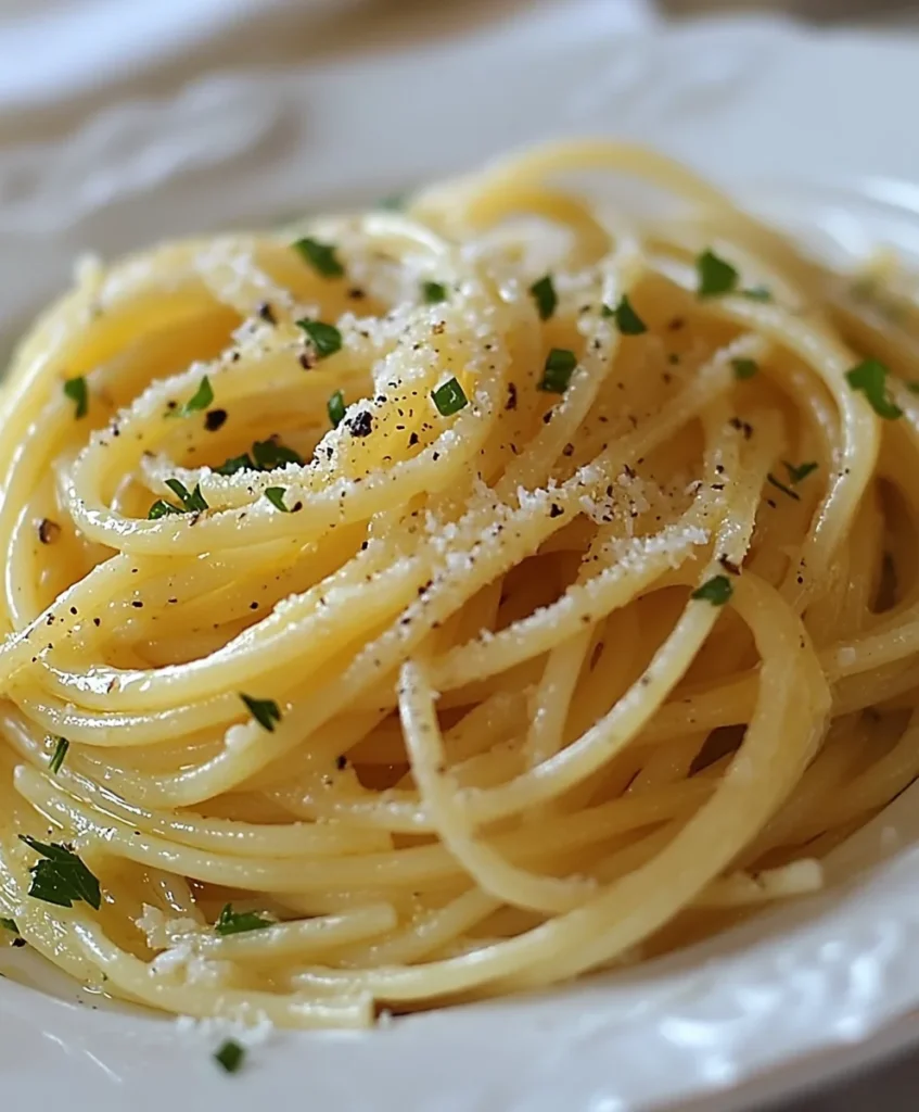 Simple Lemon Parmesan Pasta