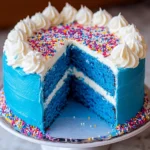 Birthday Cake Blue