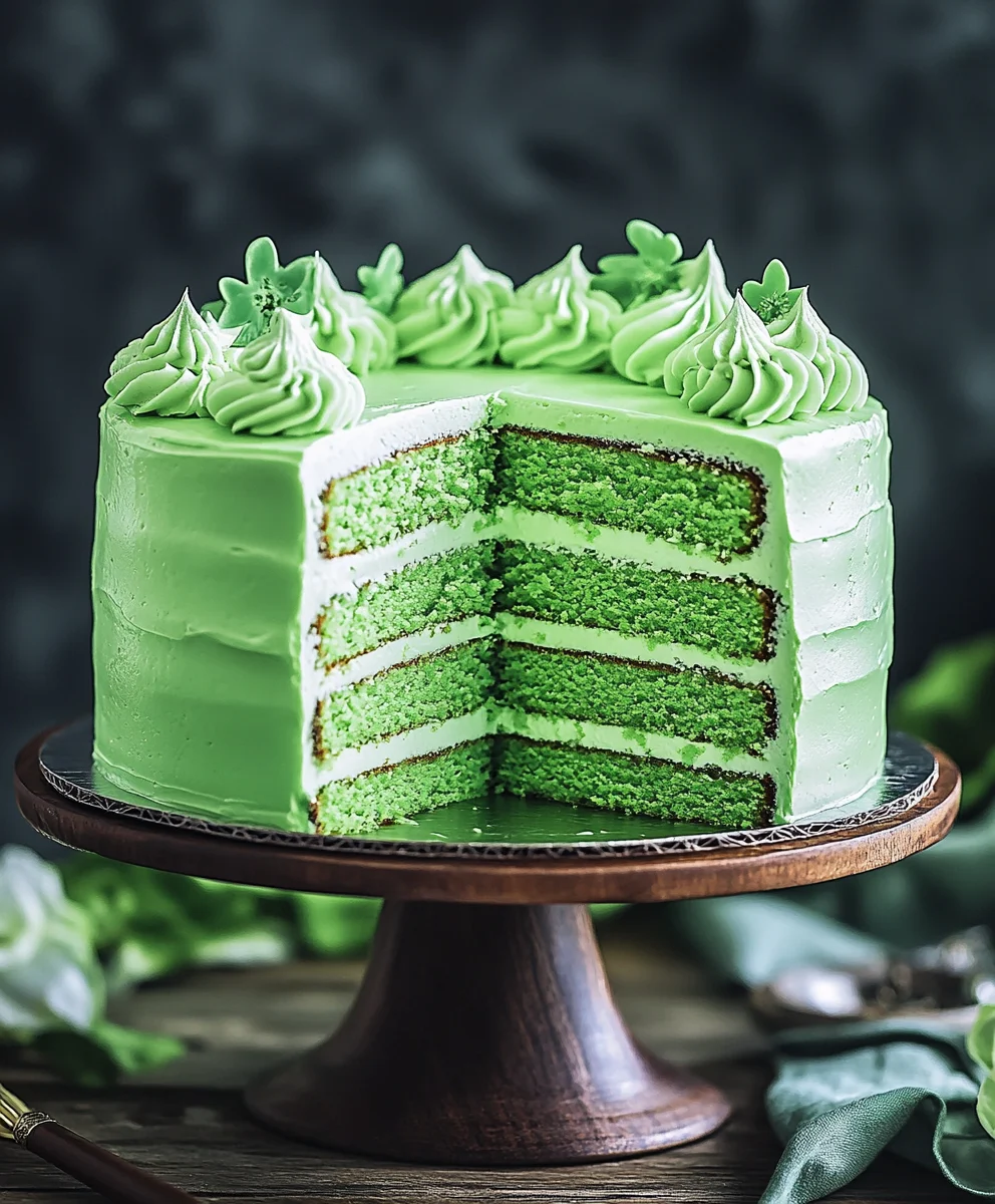 Birthday Cake Green